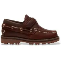 Timberland unisex per bambino. TB0A5P7AEM61 Nautica in Pelle Authentic marrone (23), Basso, Nessuno, Casual, moda per bambini