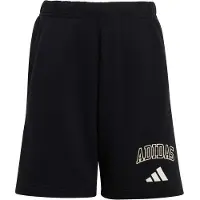 Adidas Kid's Seasonals Collegiate Typography Short Pantaloncini Bambini (116, nero)