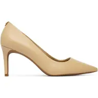 Michael Kors décolleté alina con tacco a stiletto medio in pelle khaki | Taglia 39