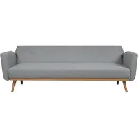Dynamic24 Divano letto grigio chiaro Divano letto Divano divano divano funzione letto ospite Divano ospite