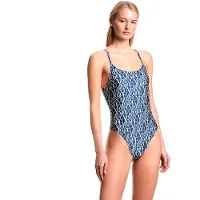Emporio Armani per donna. EW000797_AF20242 Costume da bagno Logomania blu marino (XL), Beachwear, Poliamide, Navy