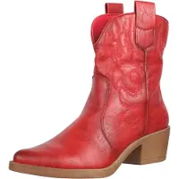 Elara Stivale da cowboy rosso