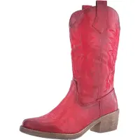 Elara Stivale da cowboy rosso