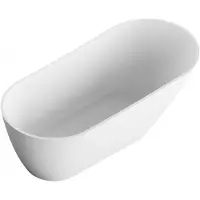 CERANO - Vasca da bagno freestanding in acrilico Savoia - bianco opaco - 170x80 cm