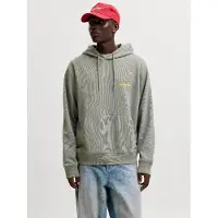 Jack & Jones Felpa Con Cappuccio Stampa Sul Retro