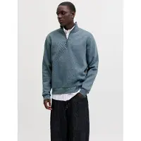 Jack & Jones Felpa Con Mezza Zip Semplice