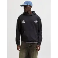 Jack & Jones Felpa Con Cappuccio Stampa Sul Retro