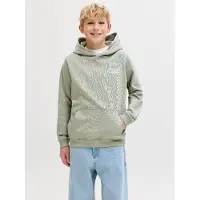 Jack & Jones Felpa Con Cappuccio Stampa Sul Retro Boys
