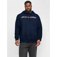 Jack & Jones Plus Size Felpa Con Cappuccio Con Logo