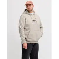 Jack & Jones Plus Size Felpa Con Cappuccio Stampato