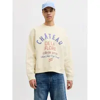 Jack & jones Felpa Stampa Sul Retro