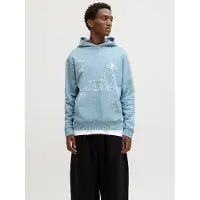 Jack & Jones Felpa Con Cappuccio Stampa Sul Retro