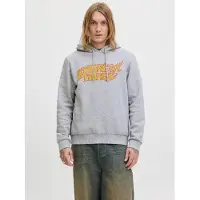 Jack & jones Stranger Things Felpa Con Cappuccio Stampa Sul Retro