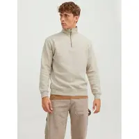 Jack & Jones Felpa Con Mezza Zip Semplice