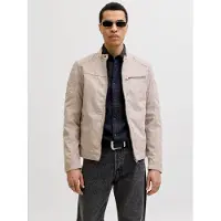 Jack & Jones Giacca Biker In Similpelle