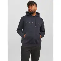 Jack & Jones Plus Size Felpa Con Cappuccio Con Logo