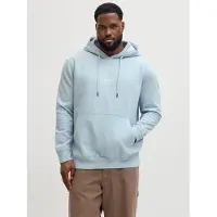 Jack & Jones Plus Size Felpa Con Cappuccio Stampato