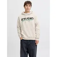 Jack & Jones Felpa Con Cappuccio Stampato