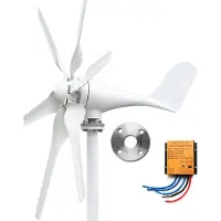 OEM Generatore eolico, conversione energetica efficiente, design intuitivo, 800 W, 6 pale, MPPT, 12 V-b
