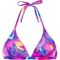 Venice beach Top per bikini azzurro / giallo / blu violetto / lilla neon