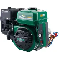 StarTech.com Motore a benzina - Orizzontale 7 CV 212 cm³ ca. 5,2 kW - Avviamento elettrico - Per pompe dell'acqua e idropulitrici - Nero