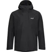 Jack Wolfskin Flextrail 2L Jacket Giacca antipioggia Uomo (M, nero)