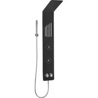 Mexen Navas pannello doccia, nero - 7627-02-70