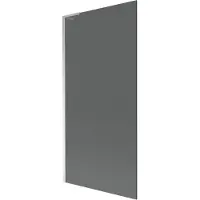 Mexen Next L paratia per vasca da bagno a 1 anta 90 x 150 cm, grafite, cromo - 895-090-000-03-40-01