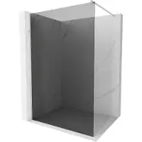 Mexen Kioto parete doccia Walk-in 90 x 200 cm, grafite 8 mm, nichel spazzolato - 800-090-101-97-40