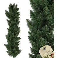 Kadax Ghirlanda di pino , ghirlanda decorativa, ghirlanda di pino lunga 112 cm