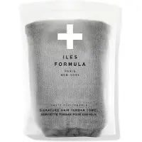 Iles Formula Hair Turban Towel Grey — Asciugamano