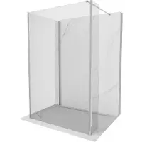 Mexen Kioto parete doccia Walk-in 125 x 120 x 30 cm, trasparente, cromo - 800-125-120-221-01-00-030