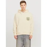 Jack & Jones Felpa Con Cappuccio Stampa Sul Retro