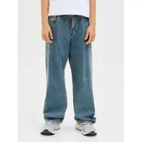 Jack & Jones Jjialex Jjoriginal Sq 066 Sn Jnr Jeans Baggy Fit Boys