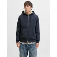 Jack & jones Felpa Con Cappuccio E Zip Semplice