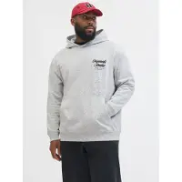 Jack&Jones PLUS Plus Size Felpa Con Cappuccio Stampa Sul Retro
