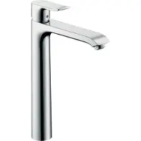 Hansgrohe Metris miscelatore per lavabo 260 Highriser senza scarico cromato