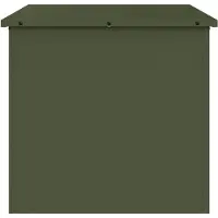 vidaXL Contenitore per cuscini da giardino, acciaio zincato, 55 x 50,5 x 50 cm, capacità 117 litri