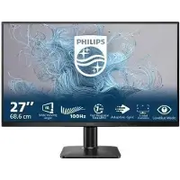 Philips Monitor 27E2N1100L, schermo da 27 pollici, risoluzione Full HD (1920x1080), frequenza di aggiornamento 100Hz, pannello VA, tempo di risposta 1ms, tecnologia Adaptive Sync