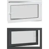 vidaXL Finestra basculante e girevole per cantina , modello RISOR, dimensioni 100 x 50 cm