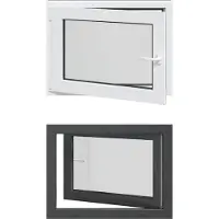 vidaXL Finestra basculante e girevole per cantina , modello RISOR, dimensioni 80 x 60 cm