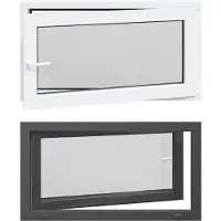 vidaXL Finestra basculante e girevole per cantina , modello RISOR, dimensioni 110 x 70 cm