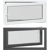 vidaXL Finestra basculante e girevole per cantina , modello RISOR, dimensioni 110 x 60 cm