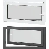 vidaXL Finestra basculante e girevole per cantina , modello RISOR, dimensioni 110 x 60 cm