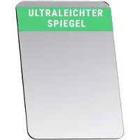 OEM Specchio rettangolare portatile in acrilico – ideale per il bricolage e i viaggi, 15 x 20 cm