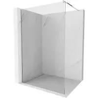Mexen Kioto parete doccia Walk-in 125 x 200 cm, trasparente 8 mm, cromo - 800-125-101-01-00
