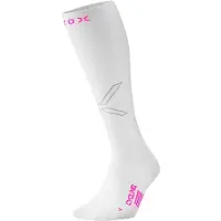 STOX Women's Cycling Socks Calze da ciclismo Donna (36-38, bianco/grigio)