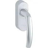 Hoppe Secusignal eWindow maniglia Atlanta 0530/FR-408 Alu.F1/VK7 Secustik Variofit - 10804184