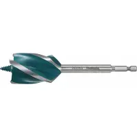 Makita Trapano a tazza per legno , diametro 1/4", dimensioni 38x165 mm, con 4 lame - Modello E-26727