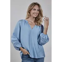 DIDI Blouse Soleil Placid Blue Taglia: 34 | Maglie a manica lunga Outlet | Donna | Blu